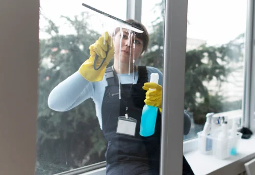 Nettoyage de vitres intérieures et extérieures à Pervenchères